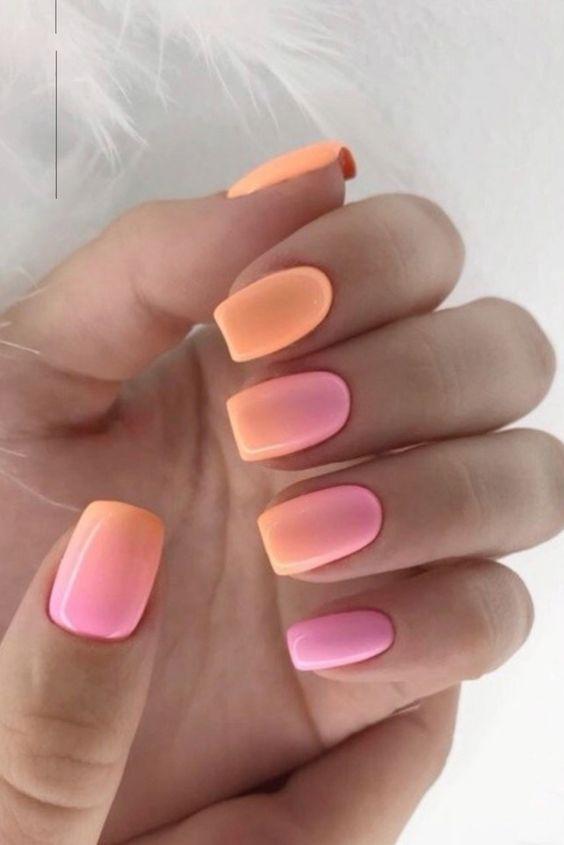 πορτοκαλί_νύχια_με_ροζ_σχέδια_