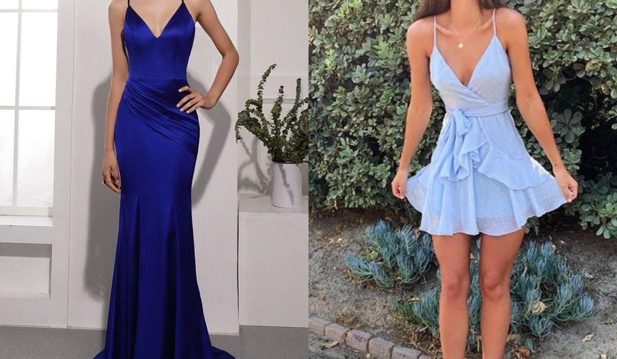 Επίσημα μπλε φορέματα: 15 ιδέες για το Καλοκαίρι του 2021_