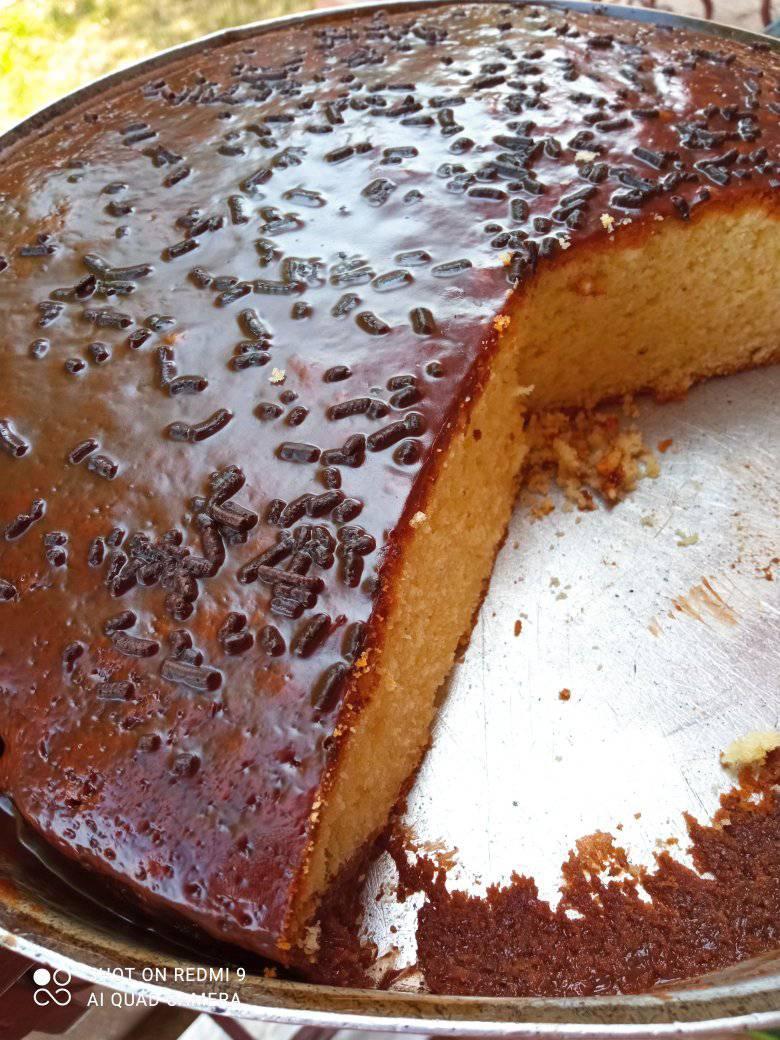 Κέικ_με γλάσο_στο ταψί_