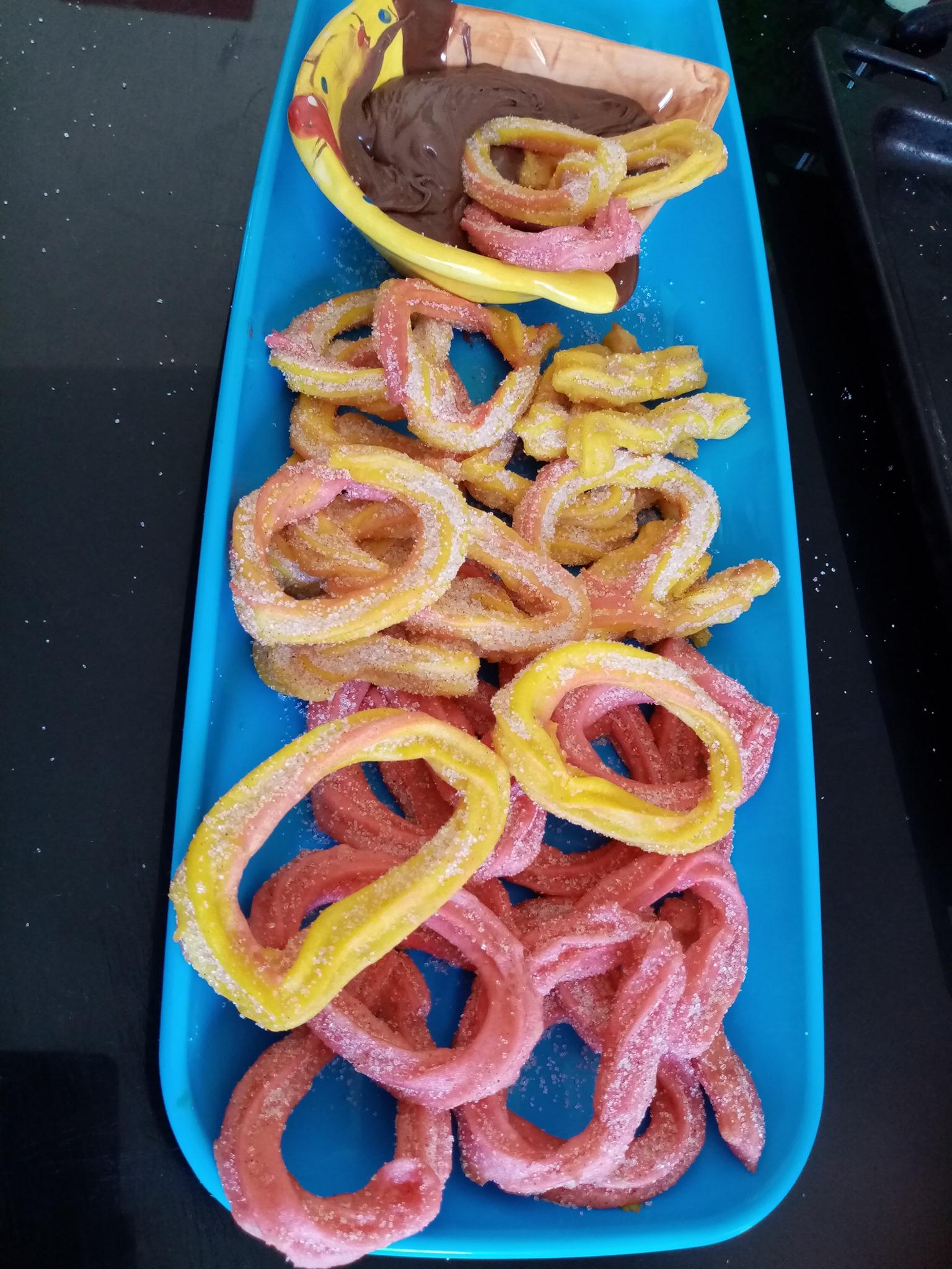 Χρωματιστά_churros_συνταγή_