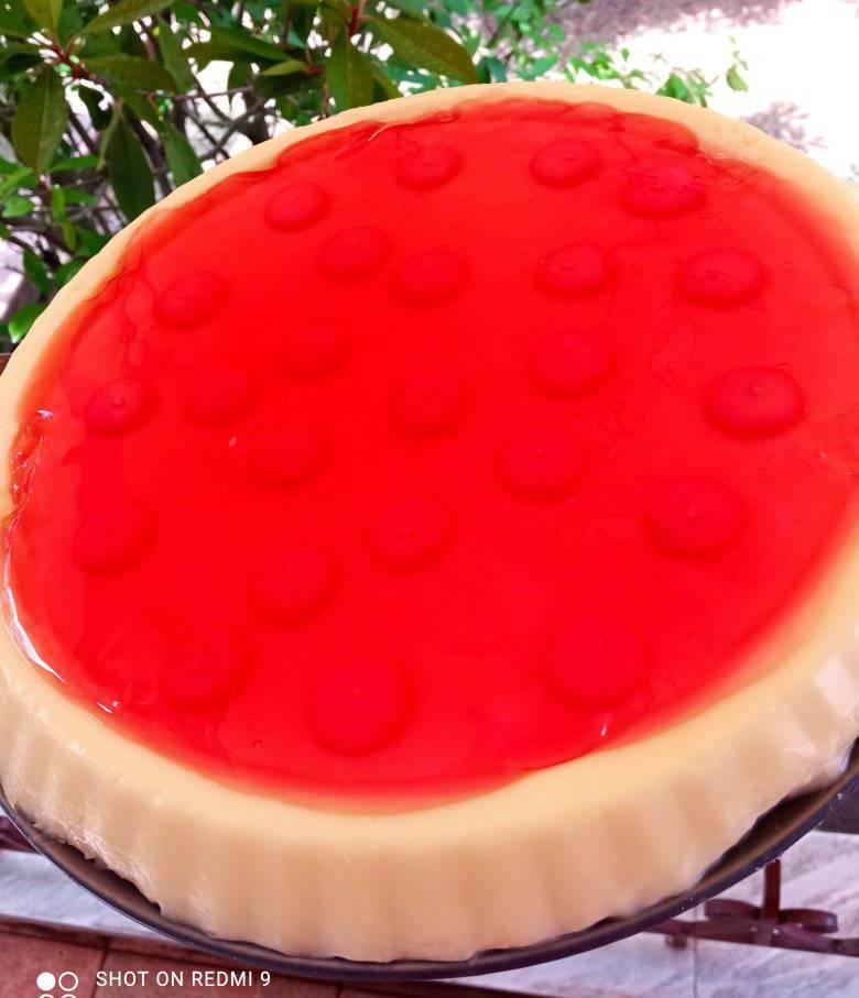 Νηστίσιμη_κρέμα_με ζελέ_φρούτων_