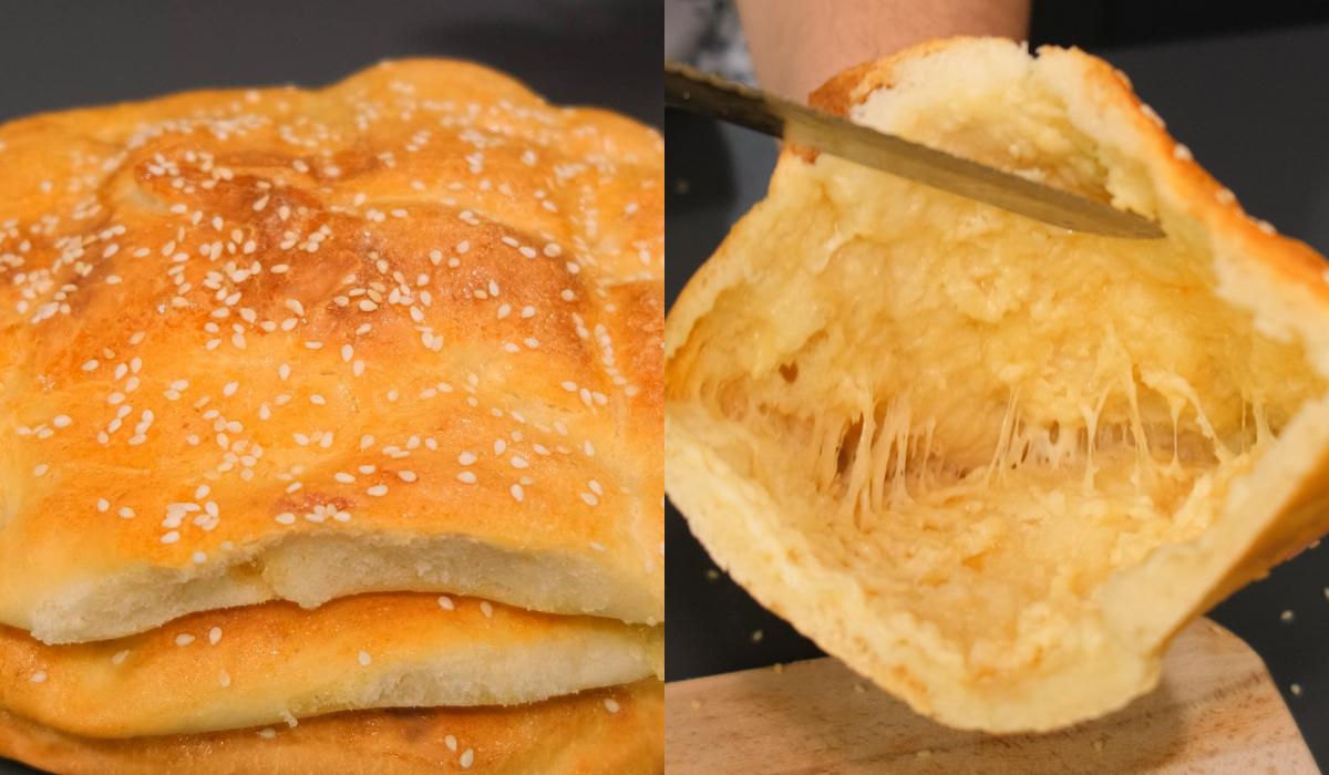 Khachapuri στον φούρνο από τον Παναγιώτη Παπαδάκη Khachapuri στον φούρνο από τον Παναγιώτη Παπαδάκη_