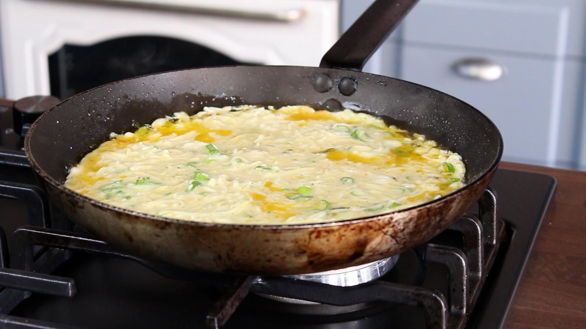 Ομελέτα- με- λαχανικά -και- τυρί-