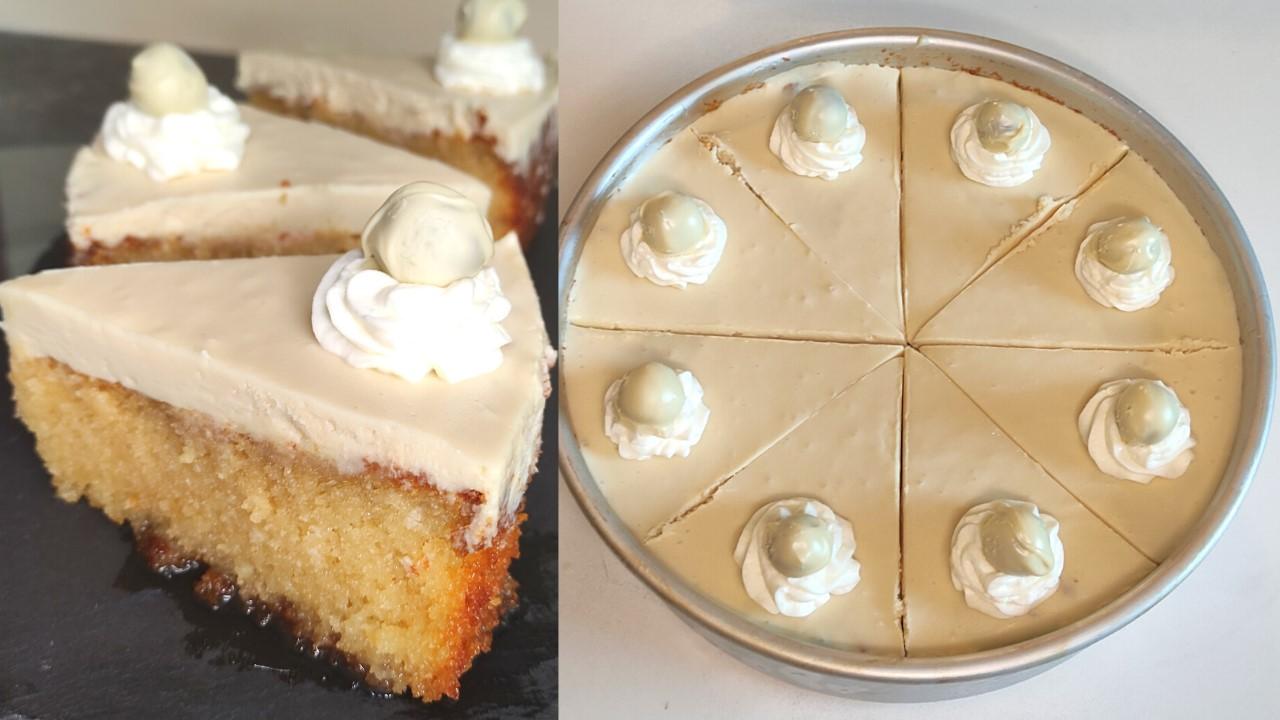 Ζουμερή -λευκή- σοκολατόπιτα -