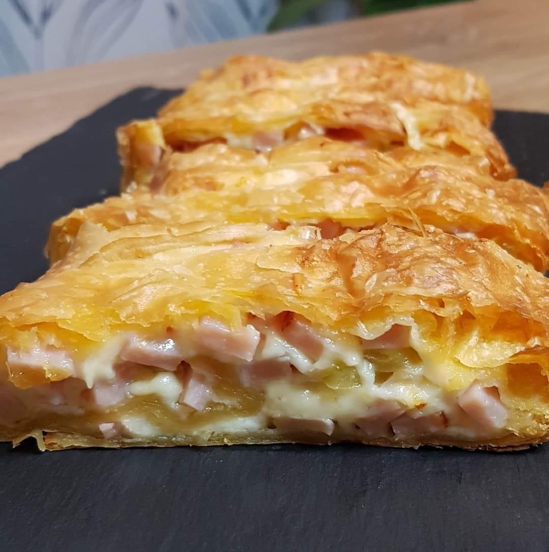 Αλμυρό στρούντελ με γαλοπούλα καπνιστή (βίντεο)