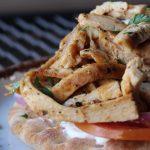 Γύρος- κοτόπουλο- σε -τηγάνι-