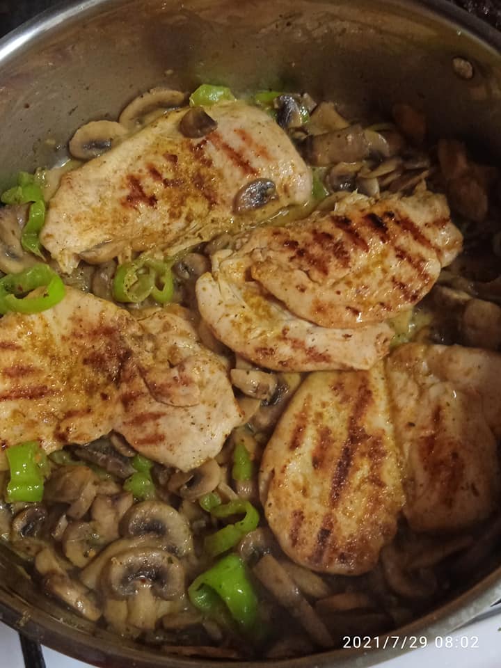 Φιλέτο -κοτόπουλο- με- μανιτάρια-