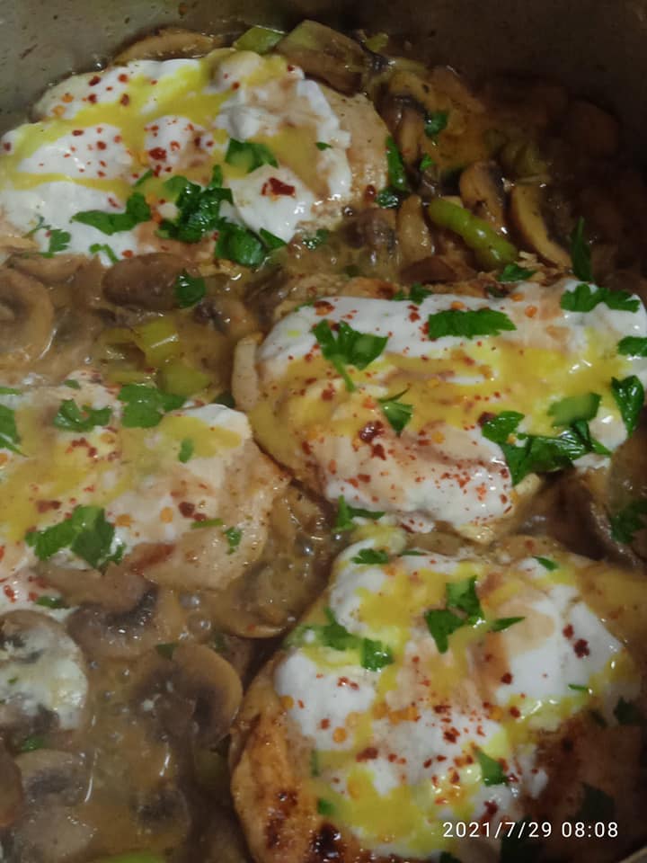 Φιλέτο -κοτόπουλο- με- μανιτάρια-