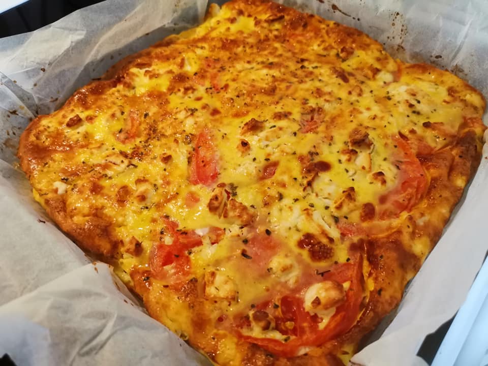 Ομελέτα -φούρνου- με- φέτα-