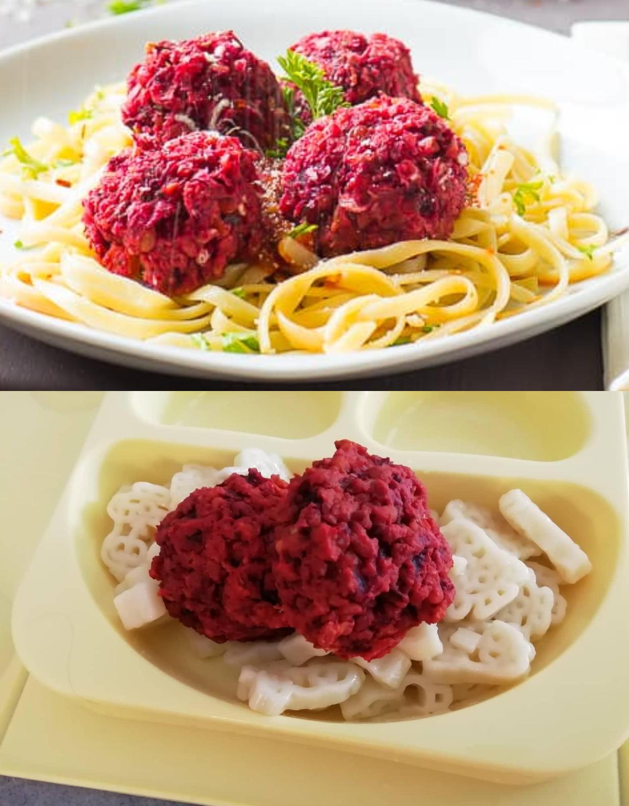 Παντζαροκεφτέδες με φακές