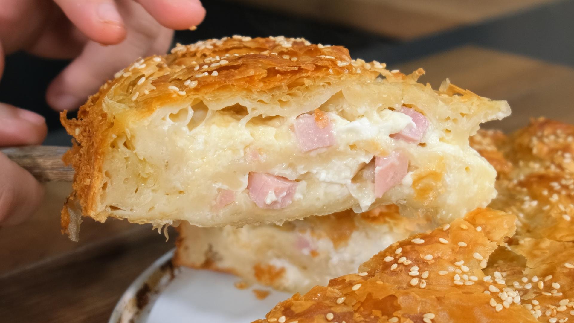 Ζαμπονοκασερόπιτα-σουφλέ-από- το- Live Kitchen-