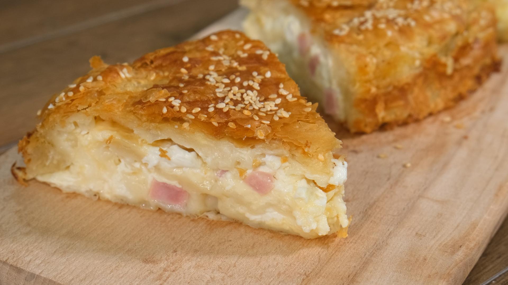 Ζαμπονοκασερόπιτα-σουφλέ-από- το- Live Kitchen-