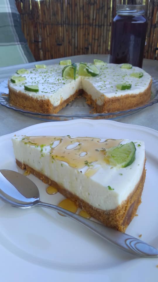 Cheesecake- με -lime-