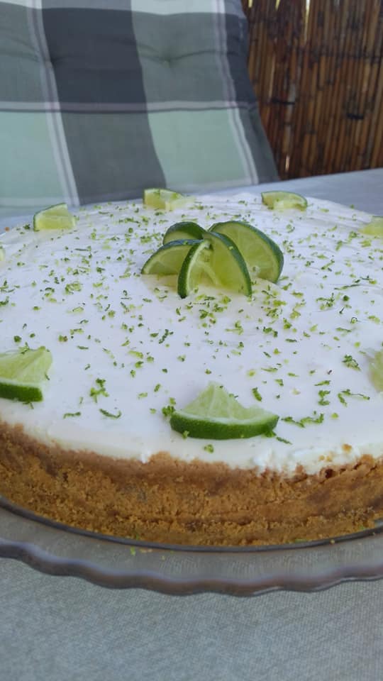 Cheesecake- με -lime-