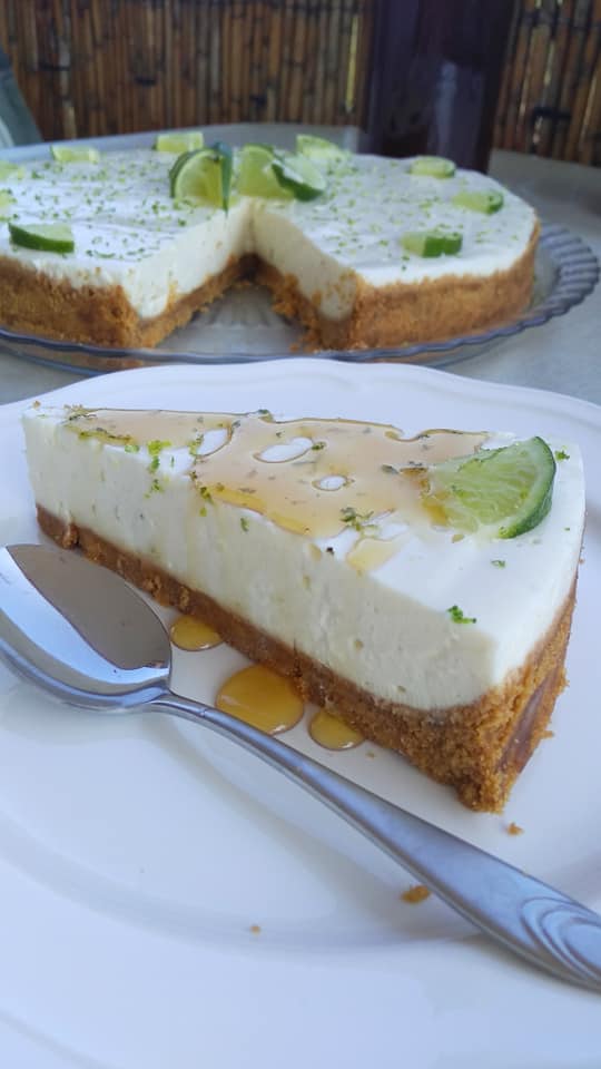 Cheesecake- με -lime-