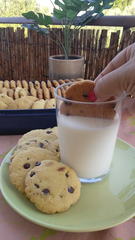 Cookies -πορτοκαλιού-με-σταγόνες-σοκολάτας-