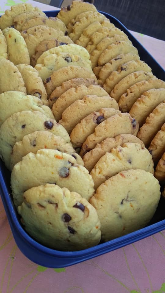 Cookies-πορτοκαλιού-με-σταγόνες-σοκολάτας-