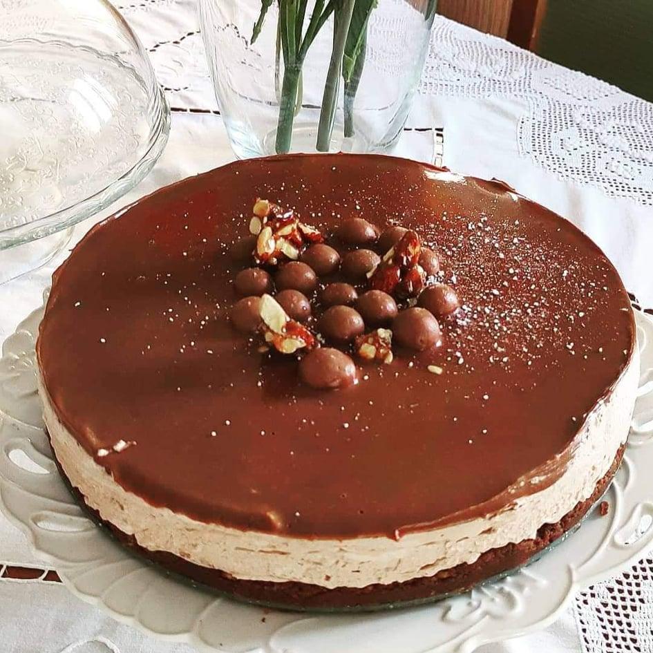 Cheesecake-σοκολάτας-από-την Γκόλφω Νικολού-