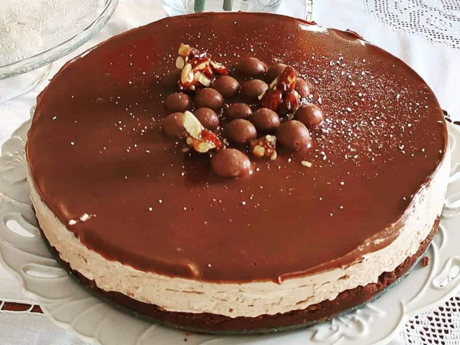 Cheesecake-σοκολάτας-από-την Γκόλφω Νικολού-