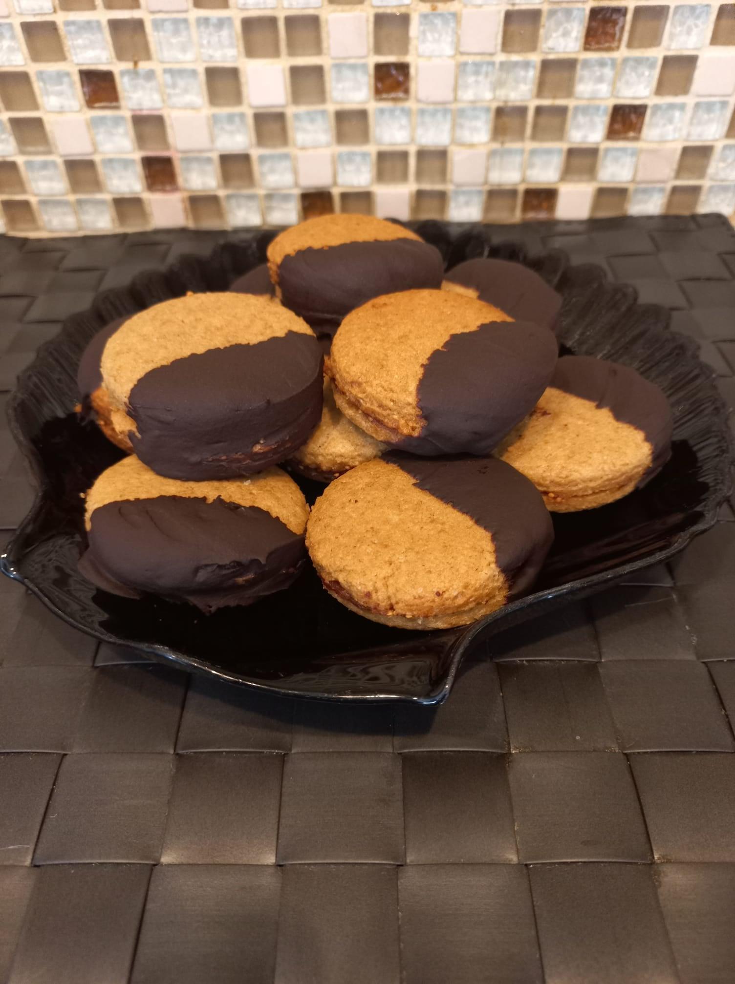 Γεμιστά-μπισκότα-ολικής άλεσης-