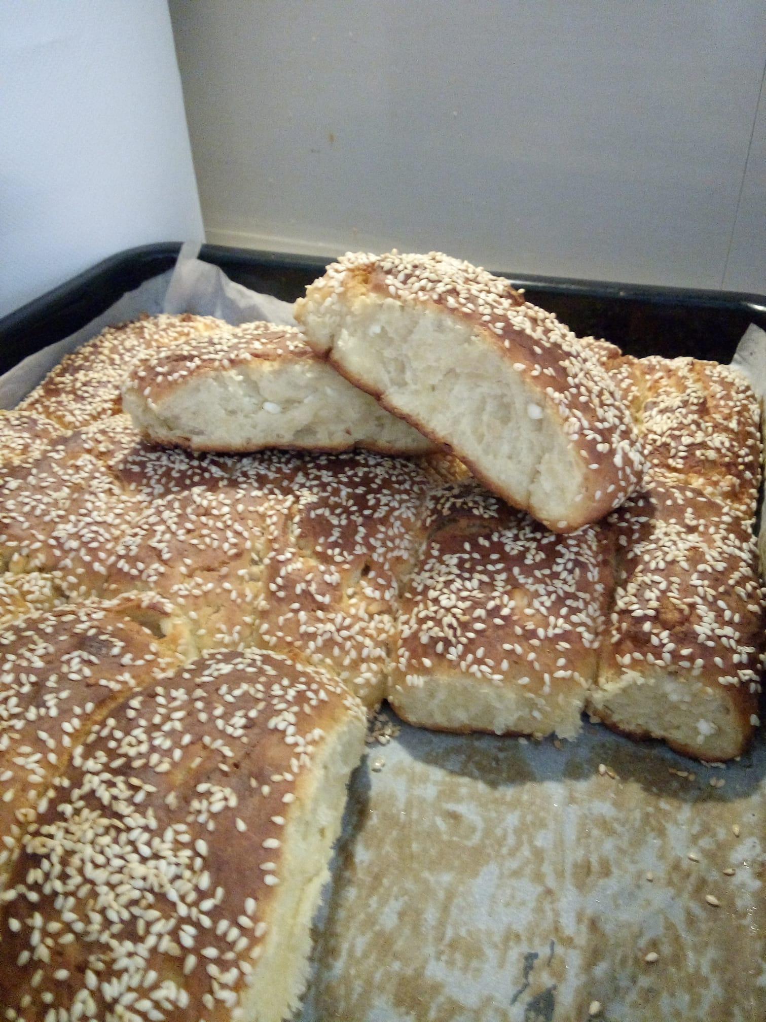 Ψωμί-με γιαούρτι-και-φέτα- Ψωμί-με γιαούρτι-και-φέτα-