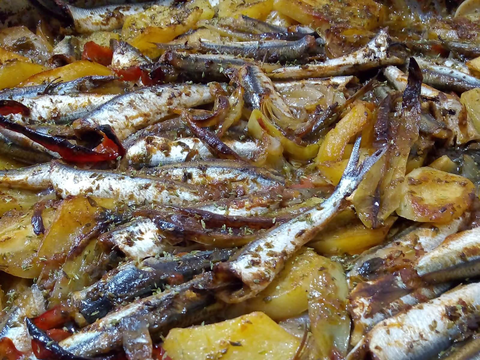 Γαύρος- με- πατάτες- στο -φούρνο -