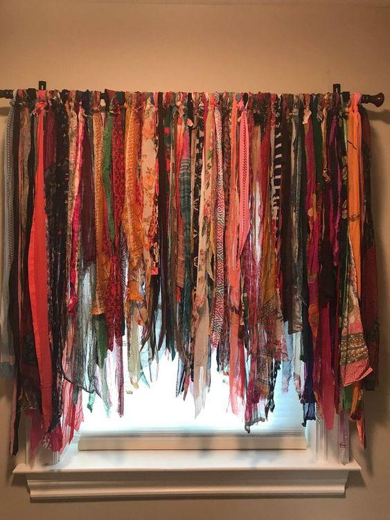 diy-κουρτίνες-από-παλιά-φουλάρια-