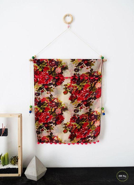 diy-διακοσμητικό-τοίχου-από-φουλάρι-