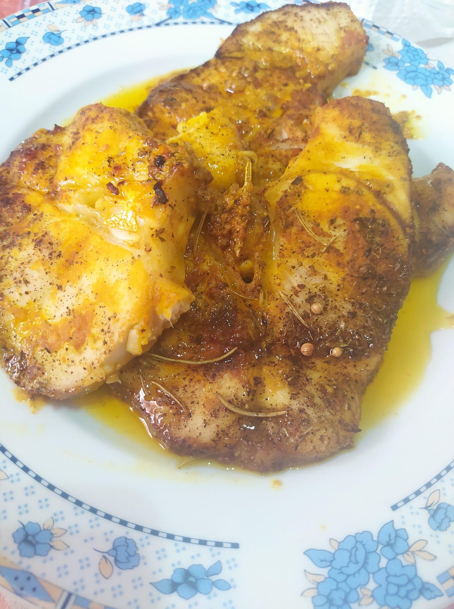 Γλαύκος -με -σάλτσα -μουστάρδας-