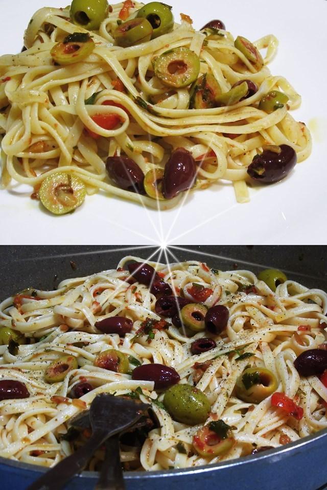 Μεσογειακή-μακαρονάδα-με-ελιές