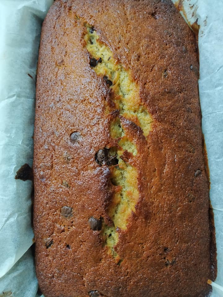 Κέικ -χωρίς -ζάχαρη- με- σταγόνες- σοκολάτας-