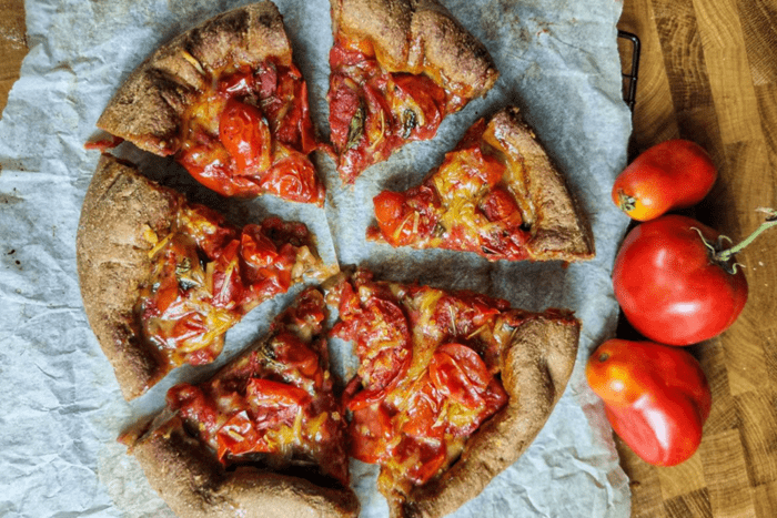 Vegan -Pizza- με- αλεύρι- ολικής-