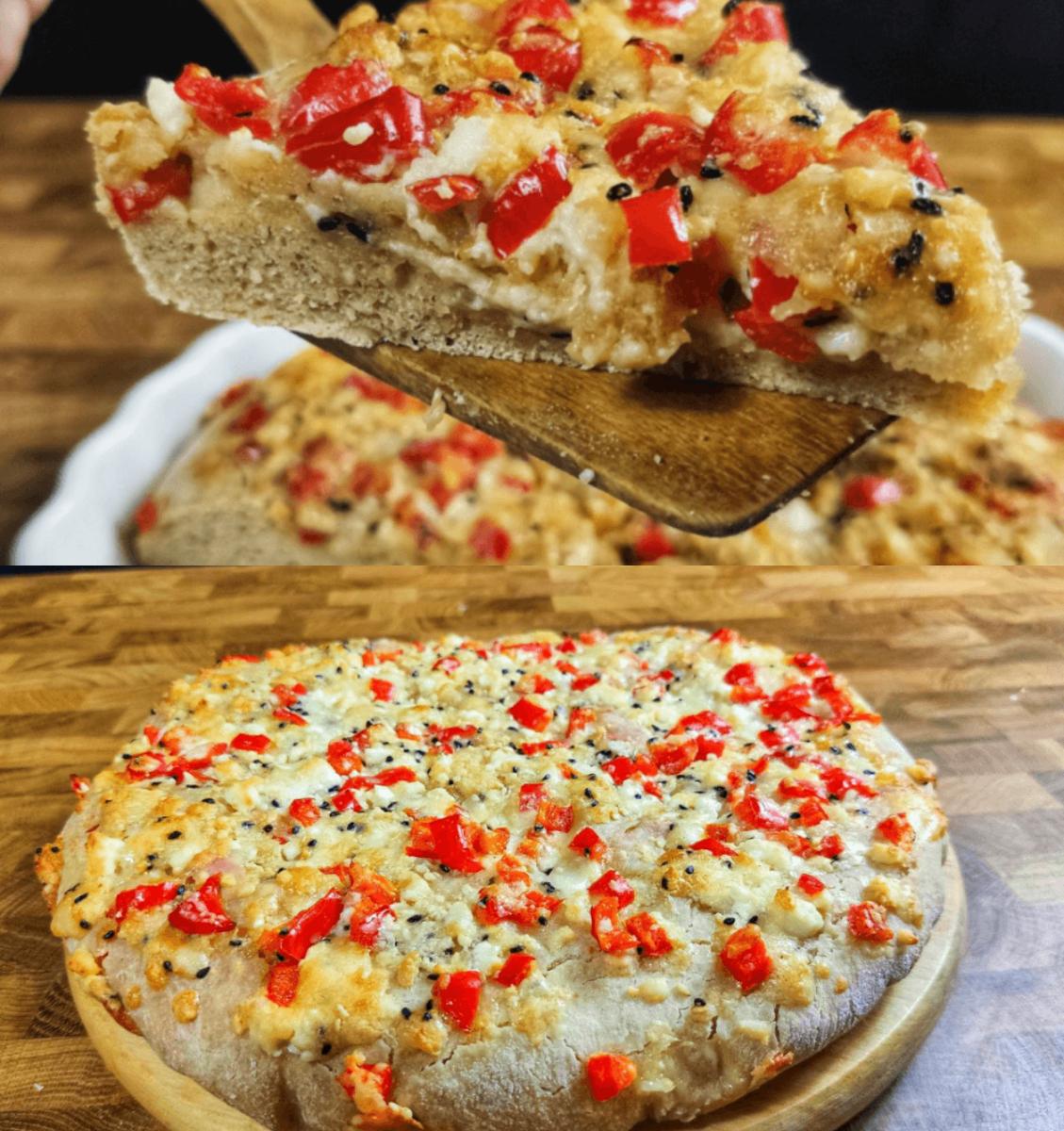 Υγιεινή τυρόπιτα με ζύμη από αλεύρι ζέας