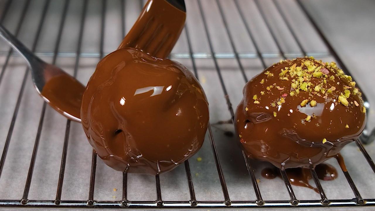 Σοκολατάκια-Προφιτερόλ-συνταγή-