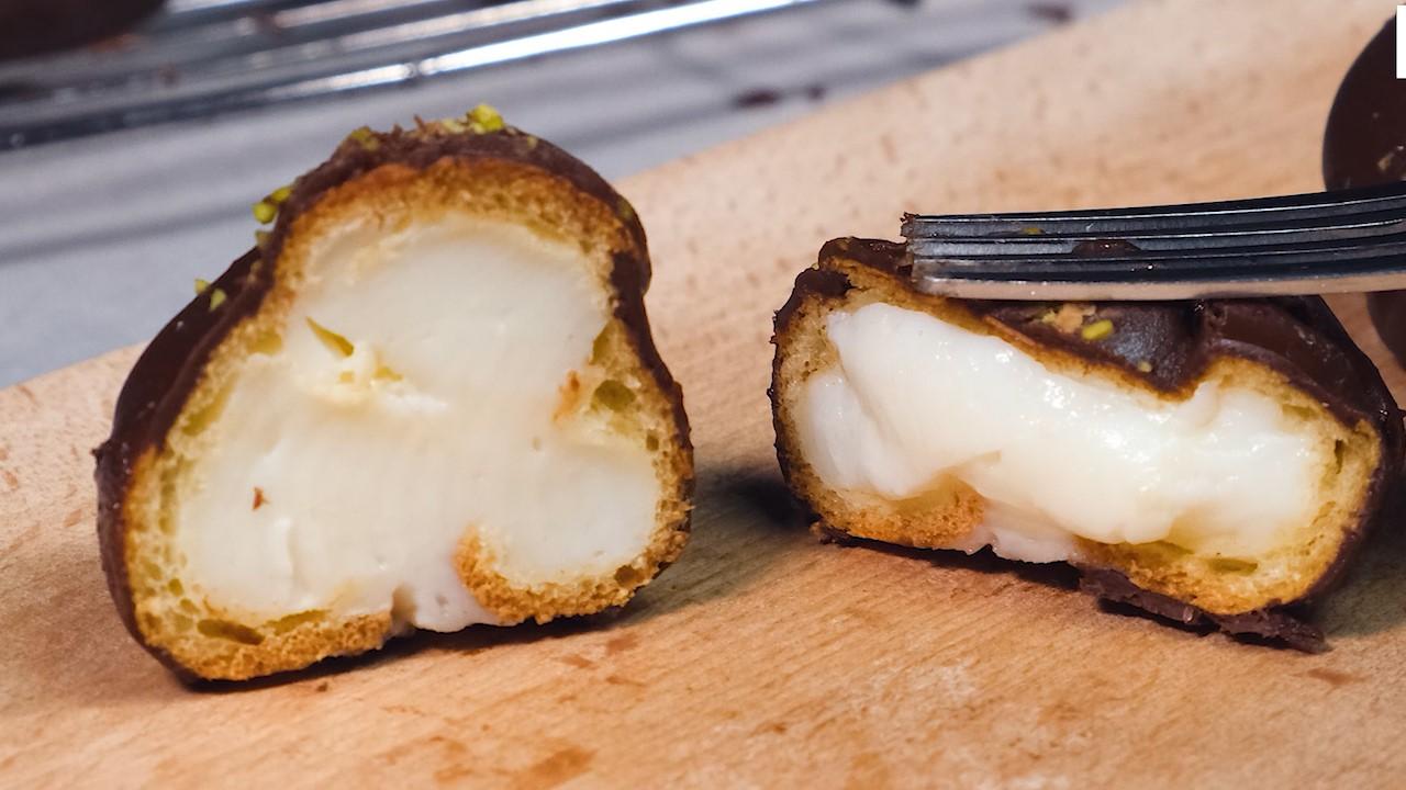 Σοκολατάκια-Προφιτερόλ-συνταγή-