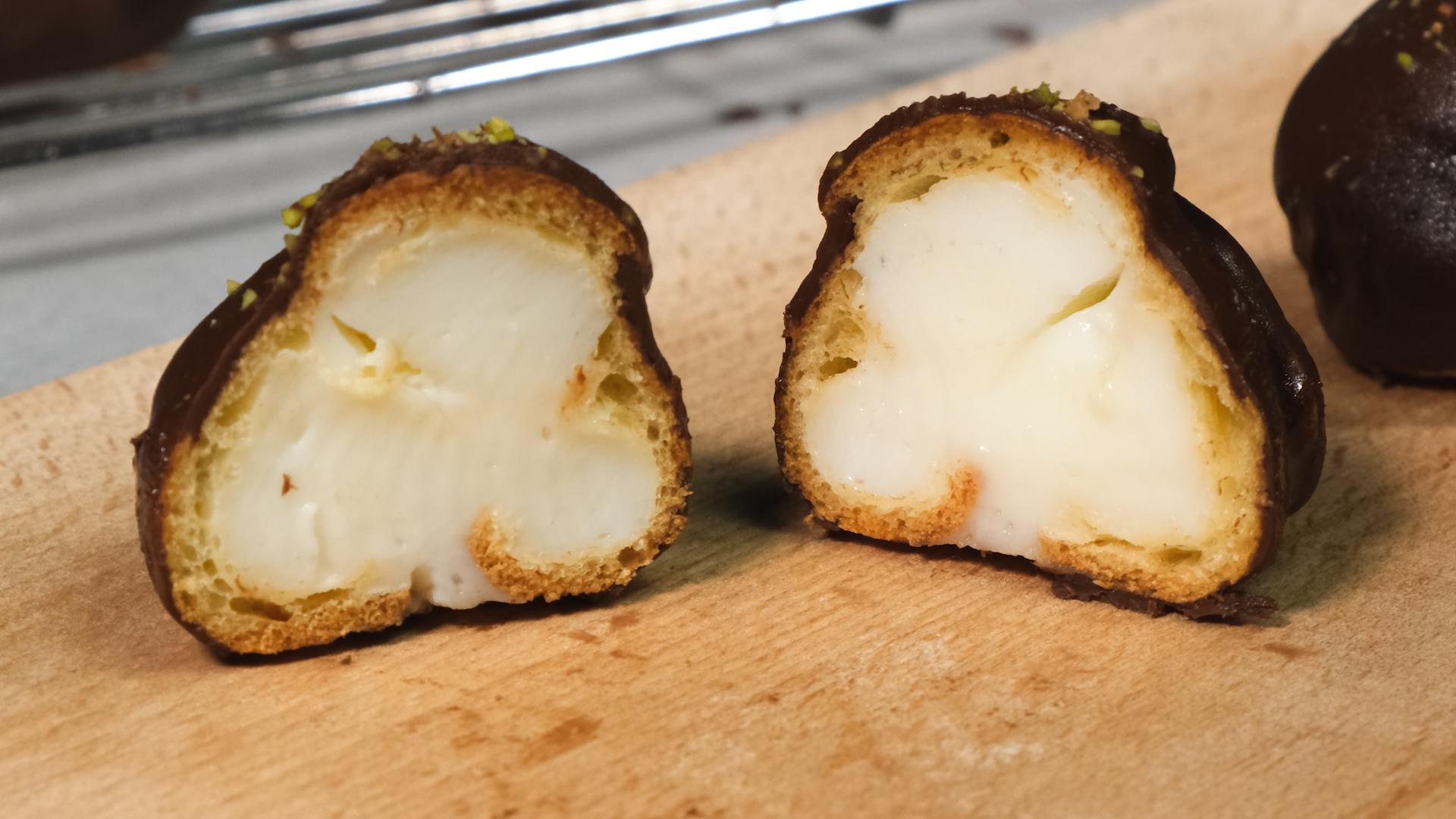 Σοκολατάκια-Προφιτερόλ-συνταγή-