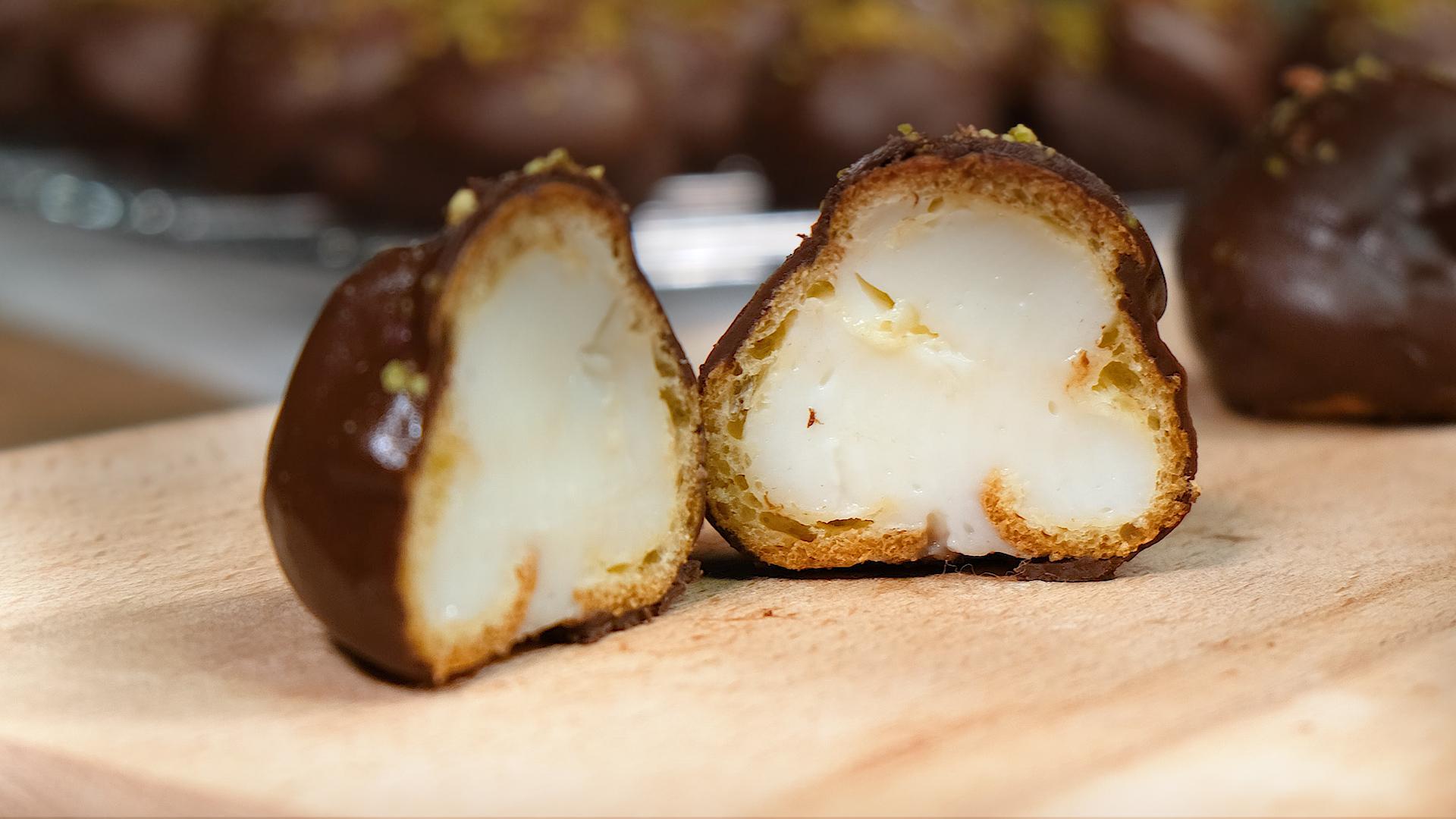 Σοκολατάκια-Προφιτερόλ-συνταγή-