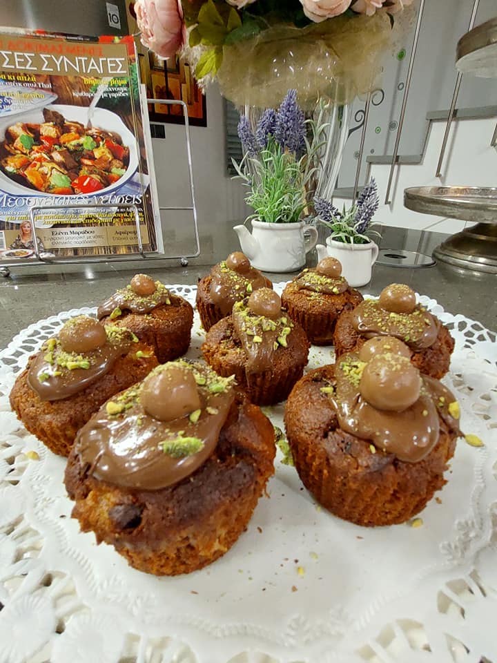 Μάφινς-με-αλεύρι βρώμης-χωρίς ζάχαρη-