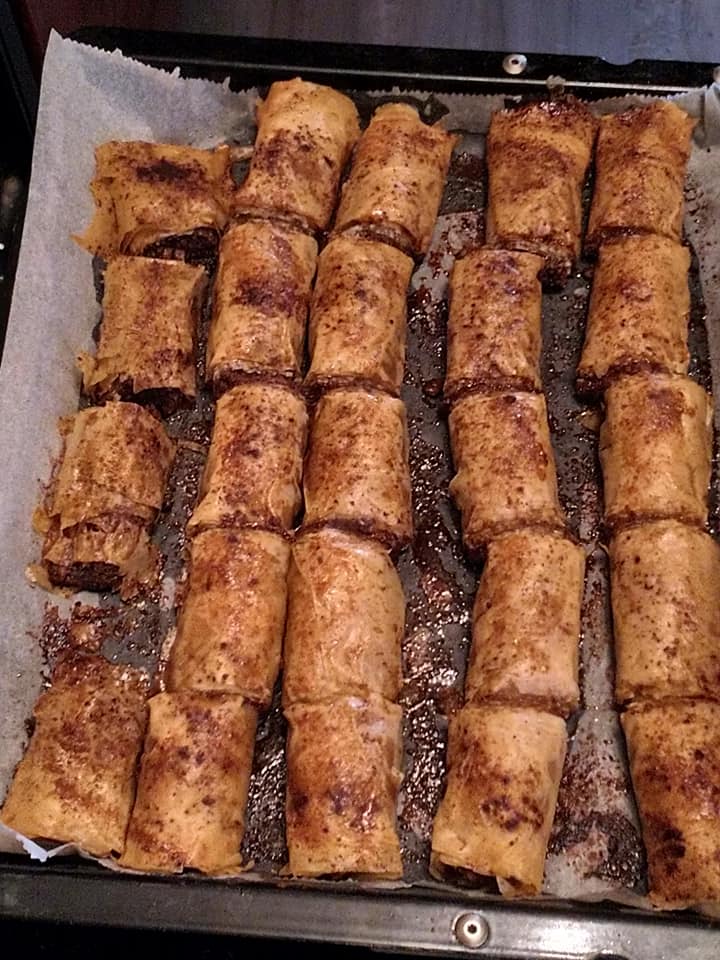 Τραγανά -ρολάκια -μήλου- χωρίς -ζάχαρη-