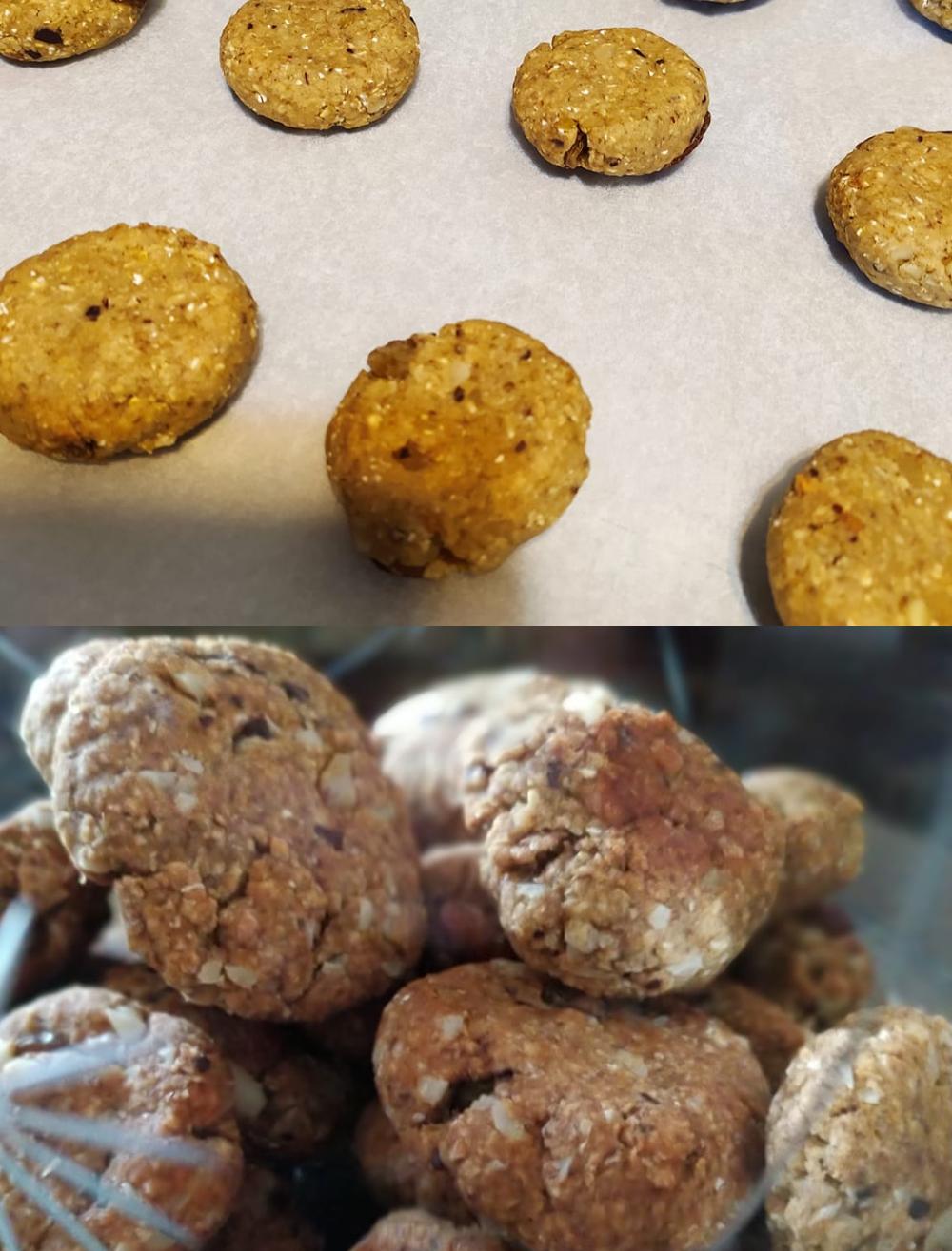 Μπισκότα με ξηρούς καρπούς χωρίς ζάχαρη