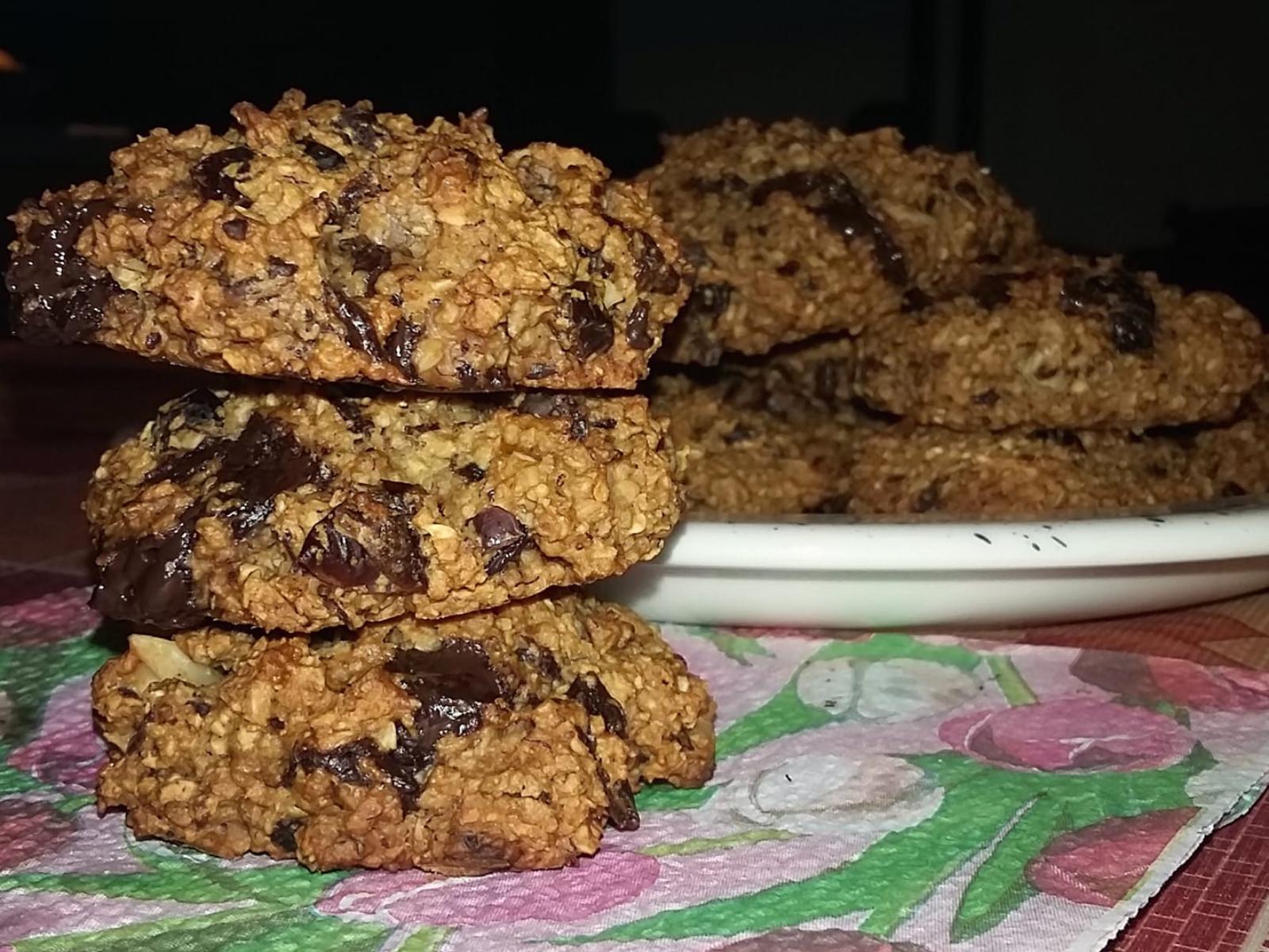 Μπισκότα βρώμης με κράνμπερι χωρίς ζάχαρη