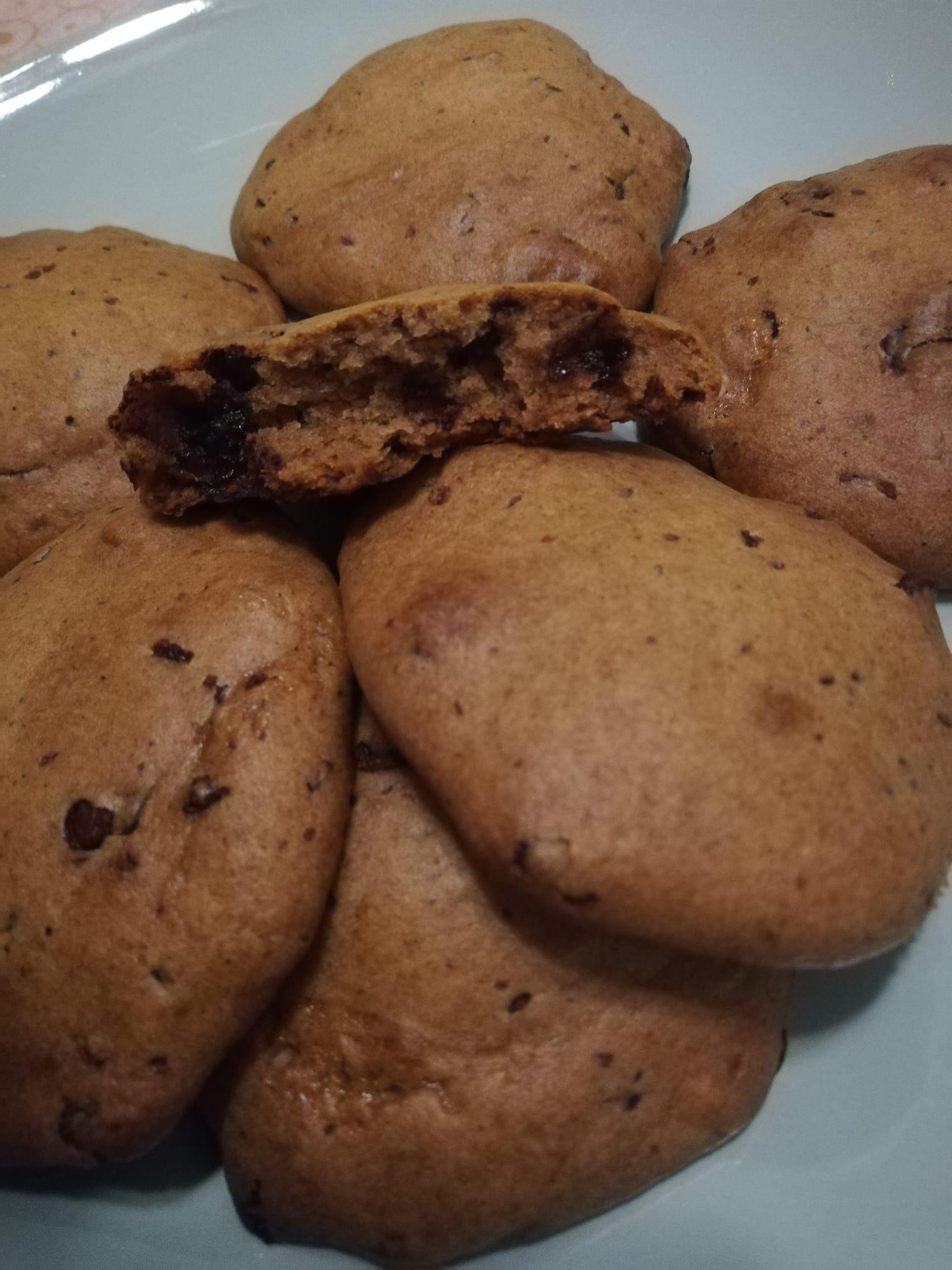 Σοκολατένια -Cookies- χωρίς -ζάχαρη-