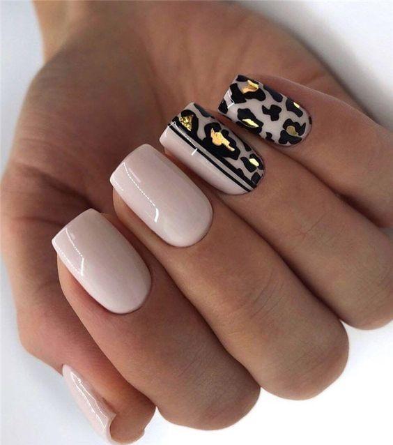 ροζ-νύχια-με-animal-print- ροζ-νύχια-με-animal-print-