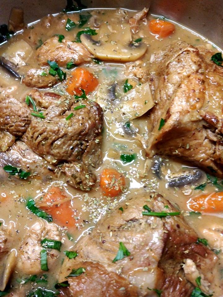 Λεμονάτη -σπάλα -με -μανιτάρια-