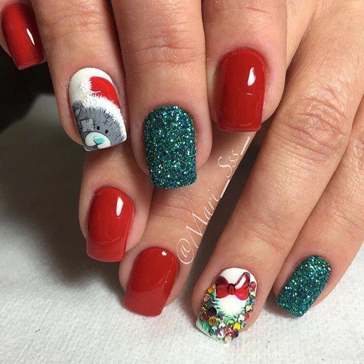 λούτρινα αρκουδάκια-στις-χριστουγεννιάτικες τάσεις-για-τα-νύχια-2021 2022- λούτρινα αρκουδάκια-στις-χριστουγεννιάτικες τάσεις-για-τα-νύχια-2021 2022-