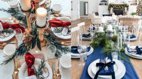 Χριστουγεννιάτικο- τραπέζι-: 33- ιδέες- διακόσμησης-