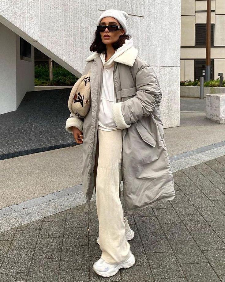 Oversized-πανωφόρι-σε-ασημί-χρώμα-ιδέες-