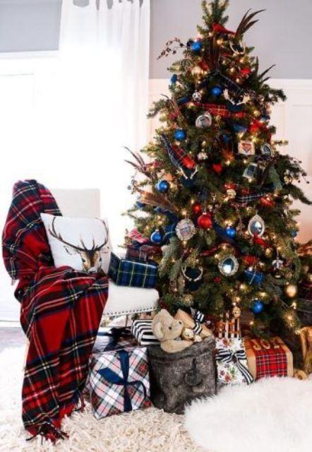 ιδέες-για-στολισμός-χριστουγεννιάτικου δέντρου-