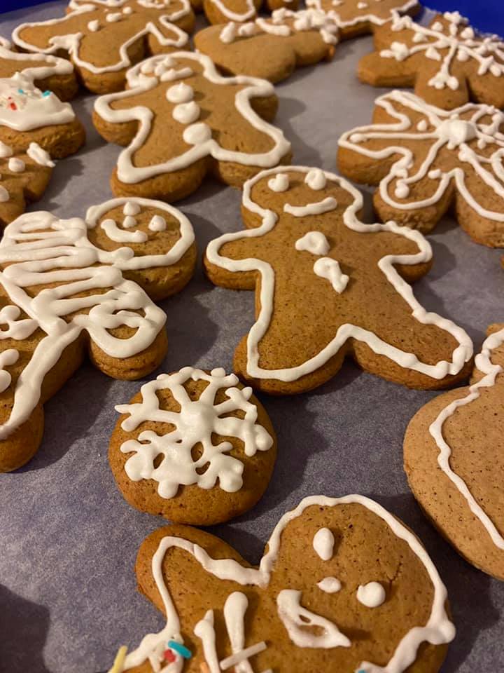 Gingerbread cookies με ζάχαρη καρύδας