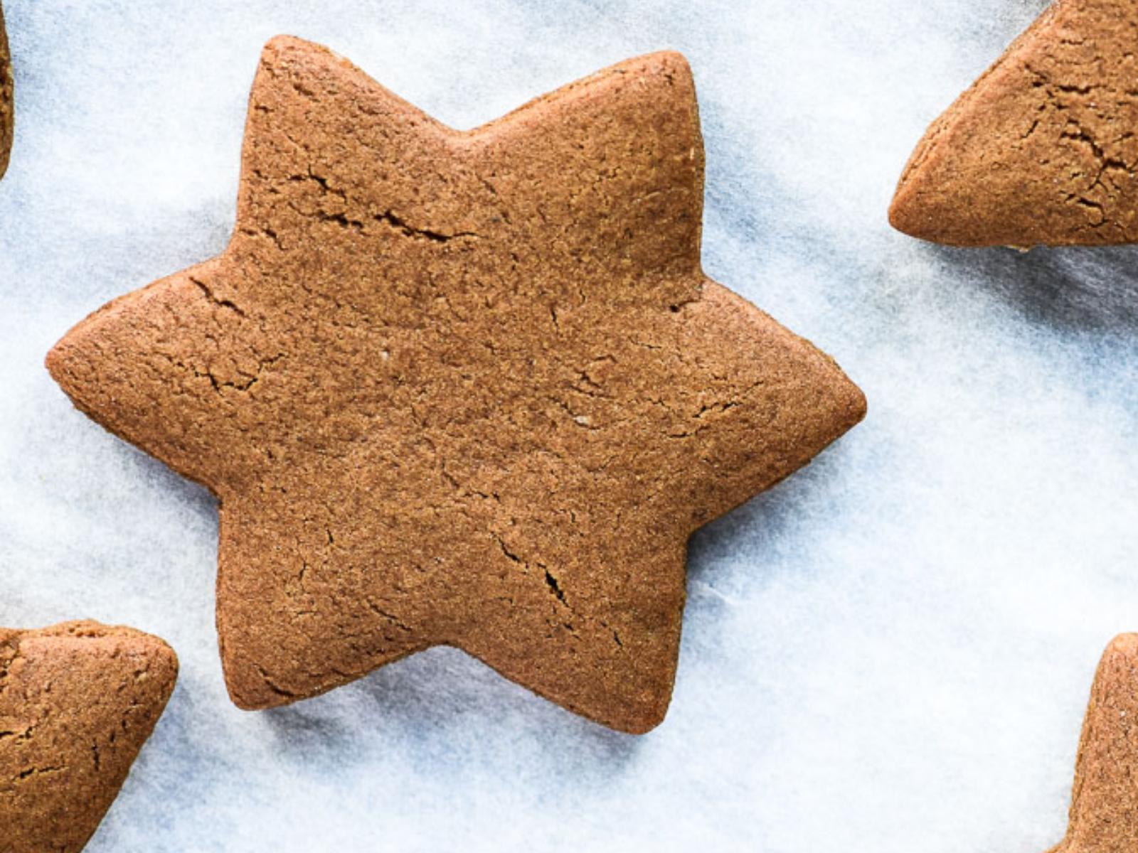 Gingerbread cookies με ζάχαρη καρύδας